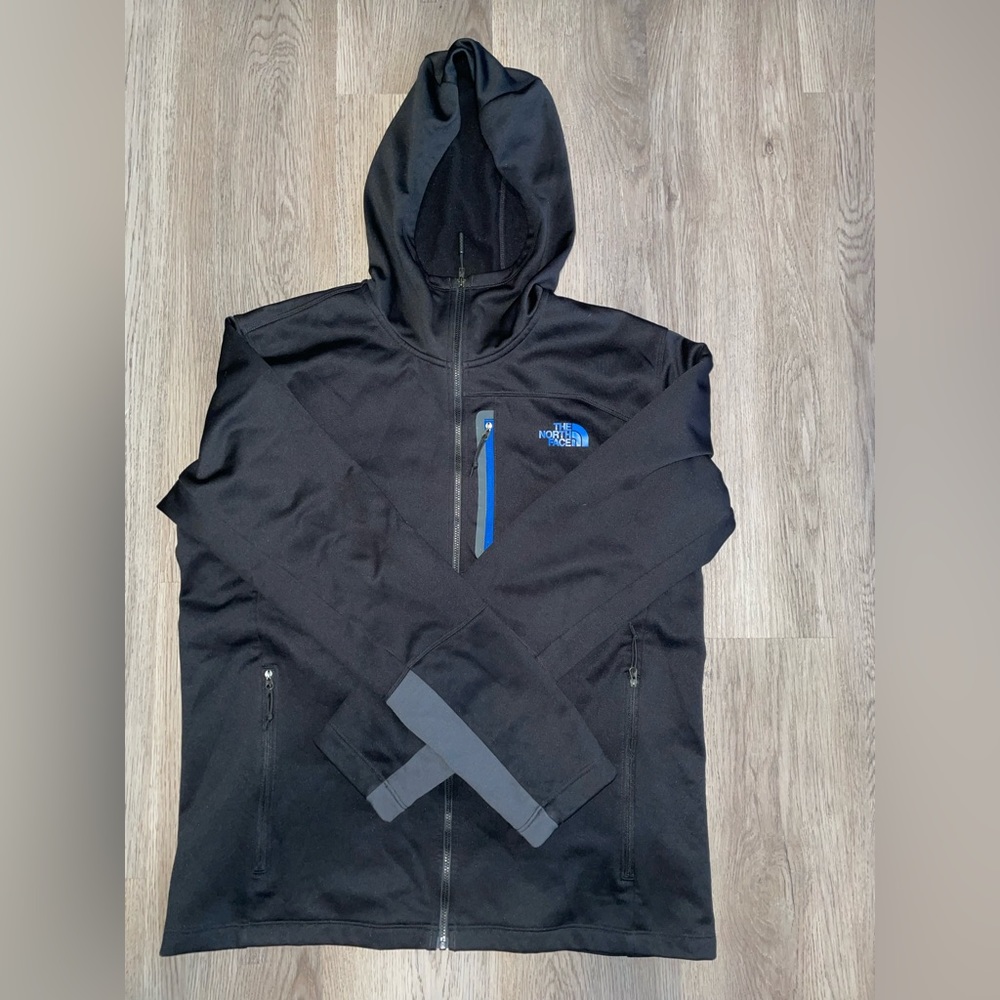 Mens The North Face Hooded Fleece Jacket